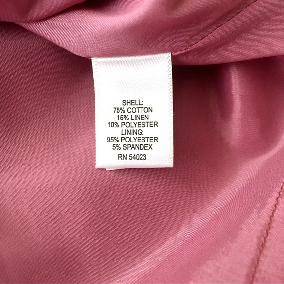 Banana Republic Mayet Pink Tweed Pencil Skirt Sz 6 - Picture 5 of 8